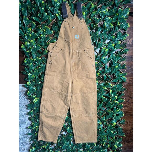 Carharyt Tan Workman Overalls Size 16 - Picture 5 of 11